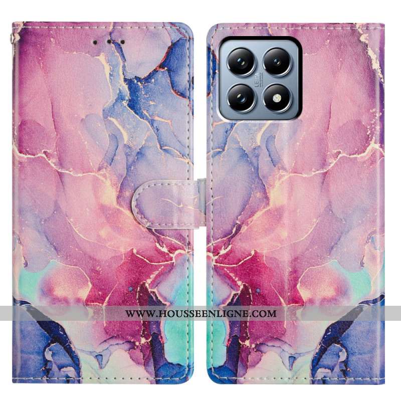 Housse Xiaomi 15T Pro Marbre Vert Rose