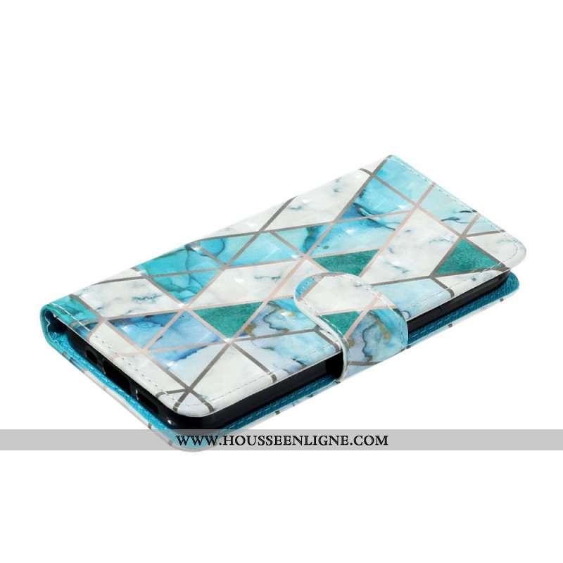 Housse Xiaomi 15T Pro Marbre Vert à Lanière
