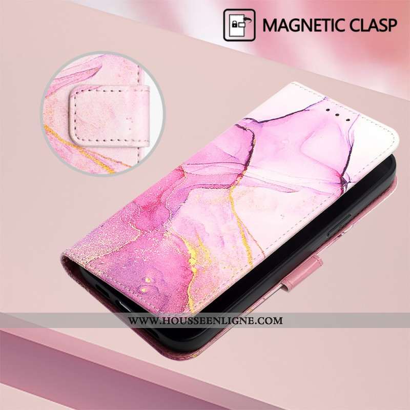 Housse Xiaomi 15T Pro Marbre à Lanière