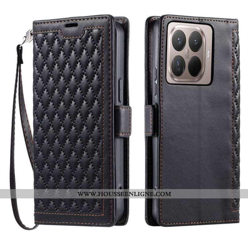 Housse Xiaomi 15T Pro Matelassée avec Lanière