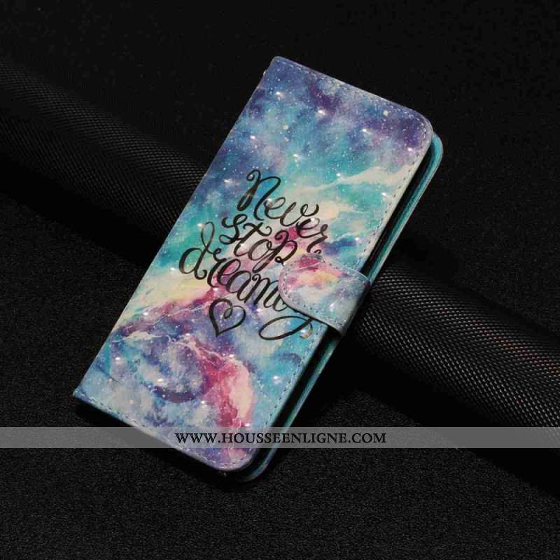 Housse Xiaomi 15T Pro Never Stop Dreaming à Lanière