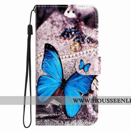 Housse Xiaomi 15T Pro Papillon Bleu