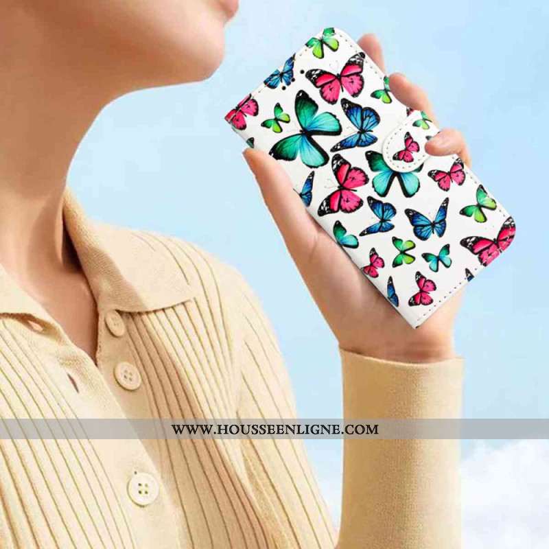 Housse Xiaomi 15T Pro Papillons Colorés