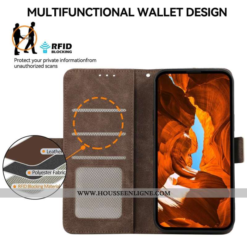 Housse Xiaomi 15T Pro Portefeuille RFID ABEEL