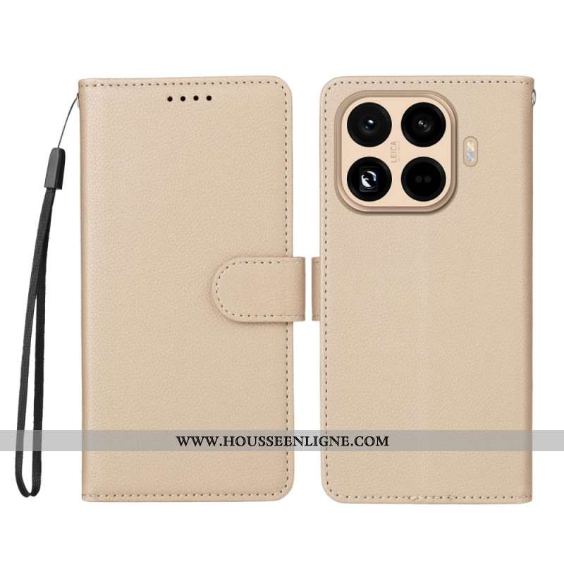Housse Xiaomi 15T Pro Portefeuille RFID Effet Cuir