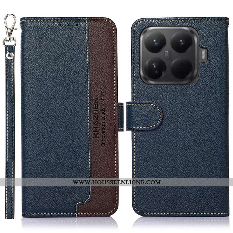Housse Xiaomi 15T Pro Portefeuille RFID KHAZNEH