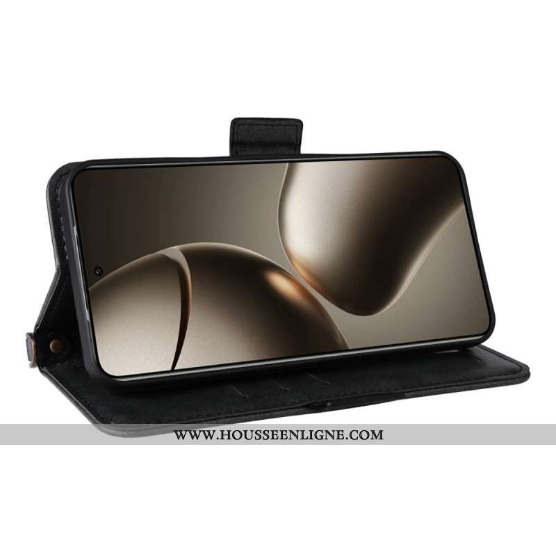 Housse Xiaomi 15T Pro Portefeuille avec Bandoulière