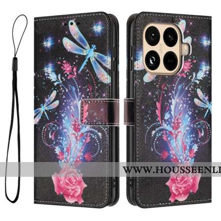 Housse Xiaomi 15T Pro Rose et Libellules