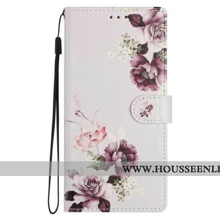 Housse Xiaomi 15T Pro Roses Violettes