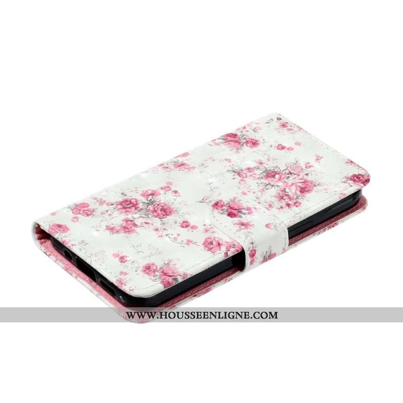 Housse Xiaomi 15T Pro Roses à Lanière