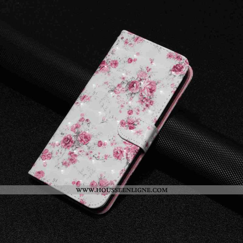 Housse Xiaomi 15T Pro Roses à Lanière