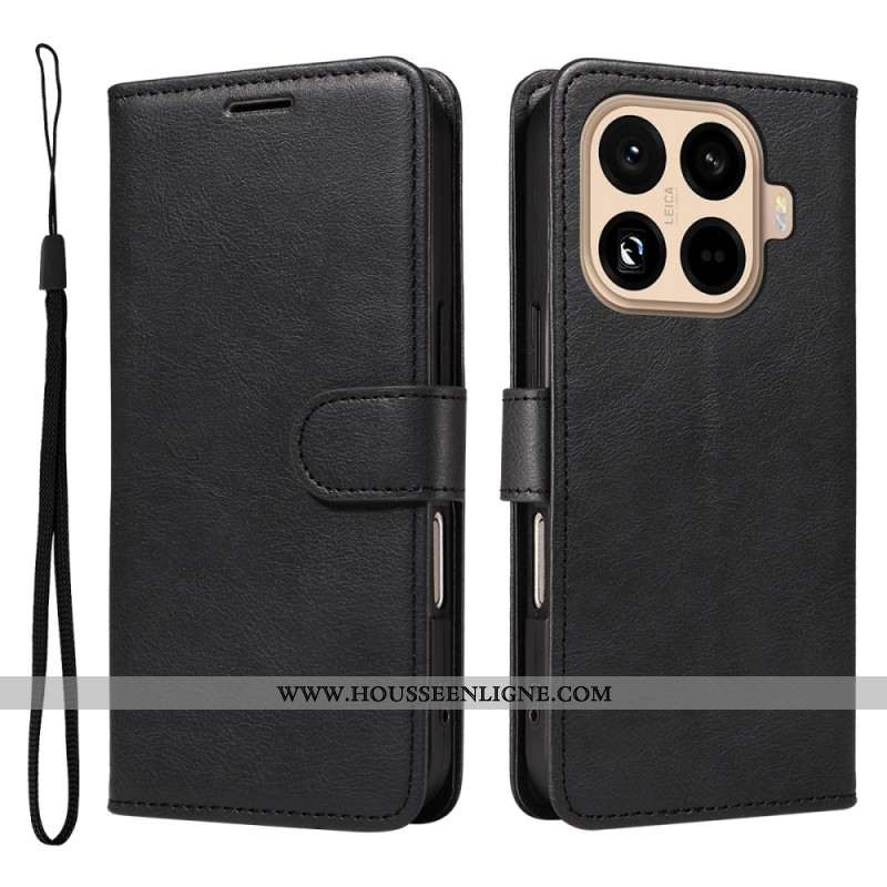 Housse Xiaomi 15T Pro Simili Cuir Uni