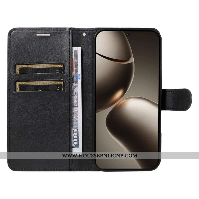 Housse Xiaomi 15T Pro Simili Cuir Uni