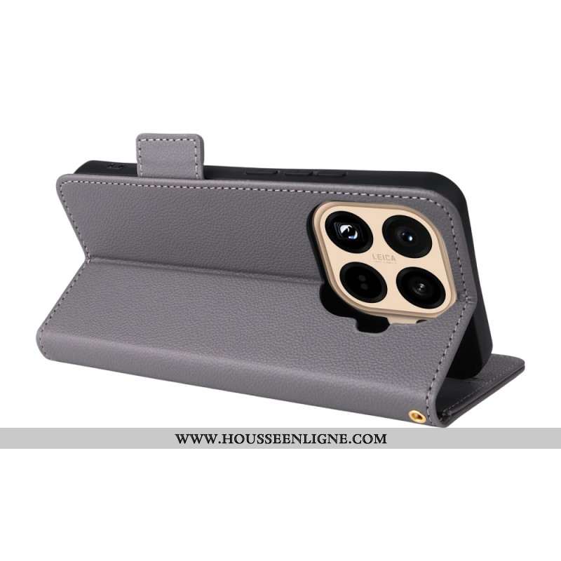 Housse Xiaomi 15T Pro Simili Cuir à Lanière