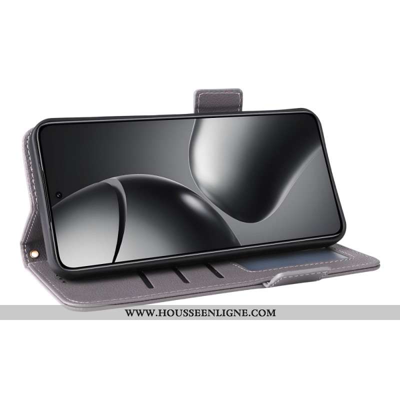 Housse Xiaomi 15T Pro Simili Cuir à Lanière