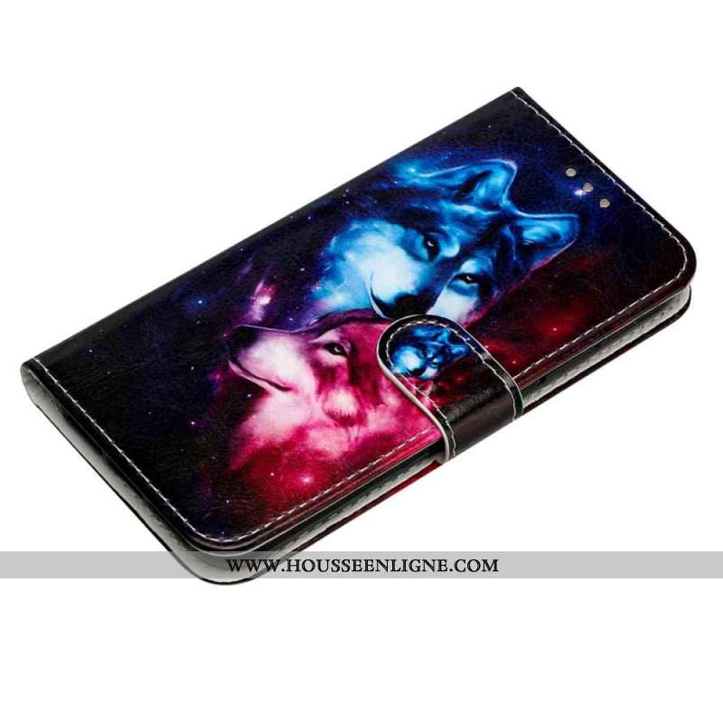 Housse Xiaomi 15T Pro avec Deux Loups