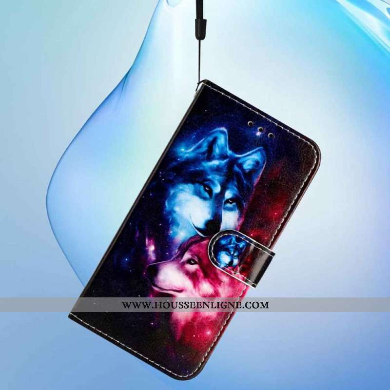 Housse Xiaomi 15T Pro avec Deux Loups