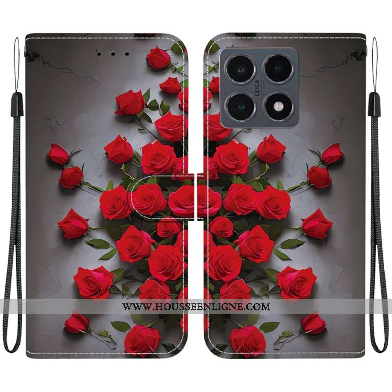 Housse Xiaomi 15T Roses Rouges