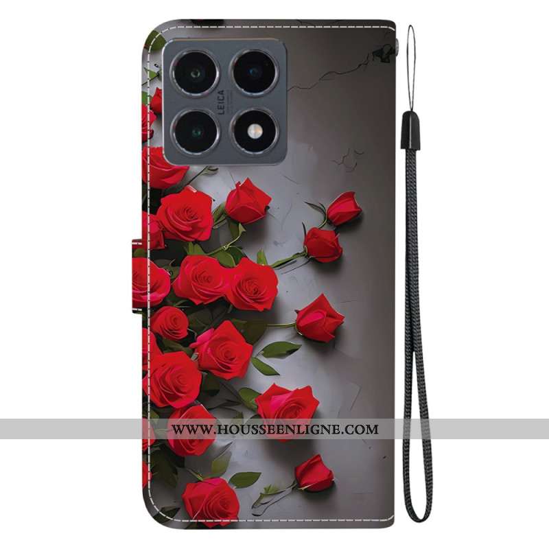 Housse Xiaomi 15T Roses Rouges