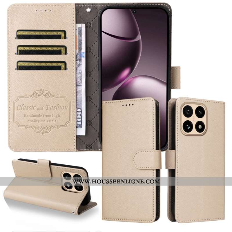 Housse Xiaomi 15T Simili Cuir Texturé