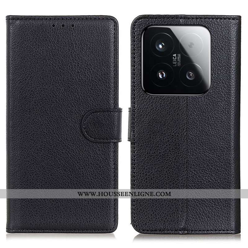 Housse Xiaomi 15T Simili Cuir Traditionnel