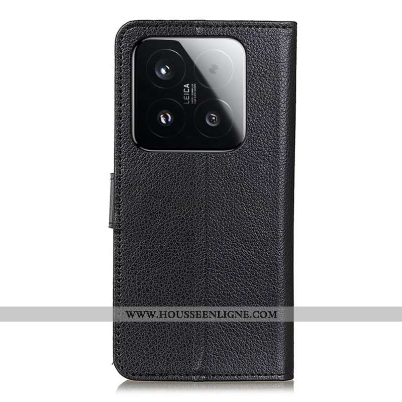 Housse Xiaomi 15T Simili Cuir Traditionnel