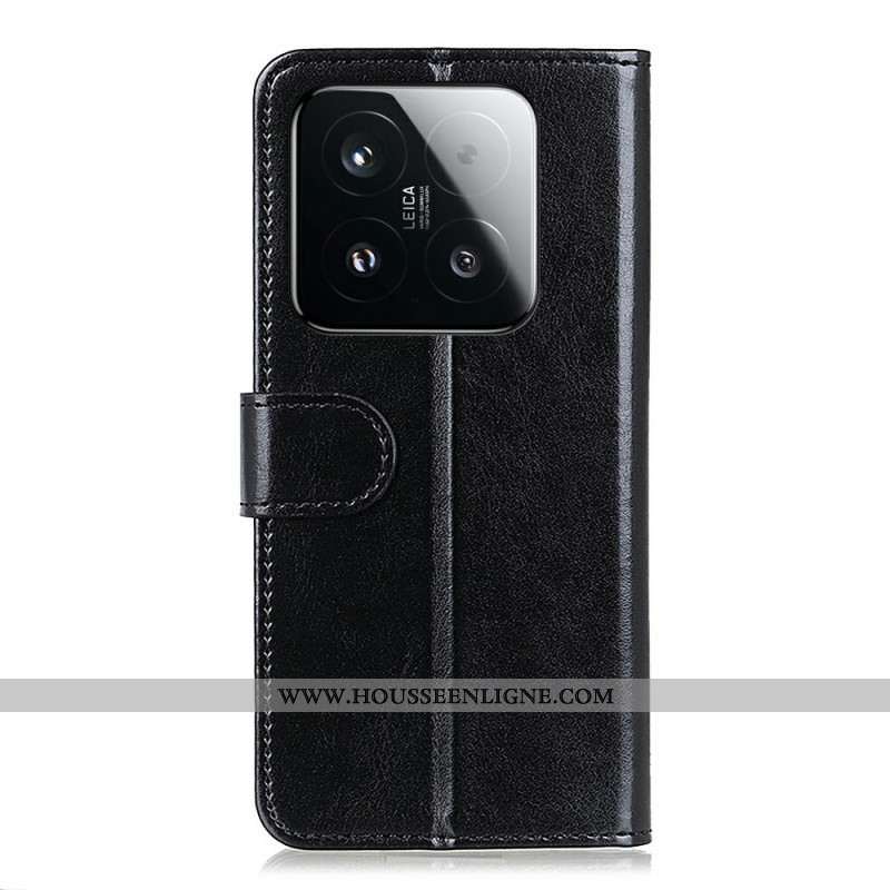 Housse Xiaomi 15T Simili Cuir Verni