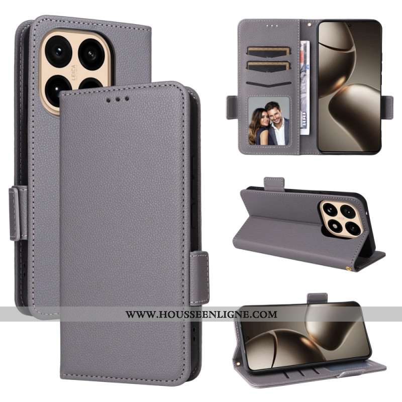 Housse Xiaomi 15T Simili Cuir à Lanière