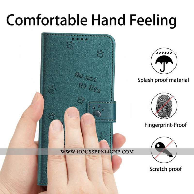 Housse Xiaomi 15T Tas de Chats avec Lanière