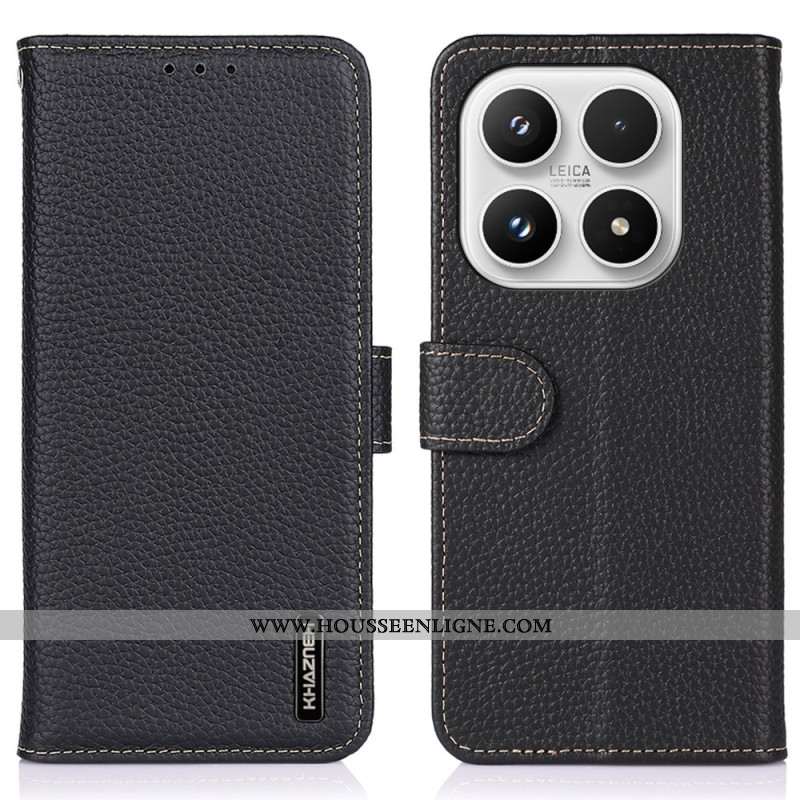 Housse Xiaomi 17 Cuir Véritable KHAZNEH