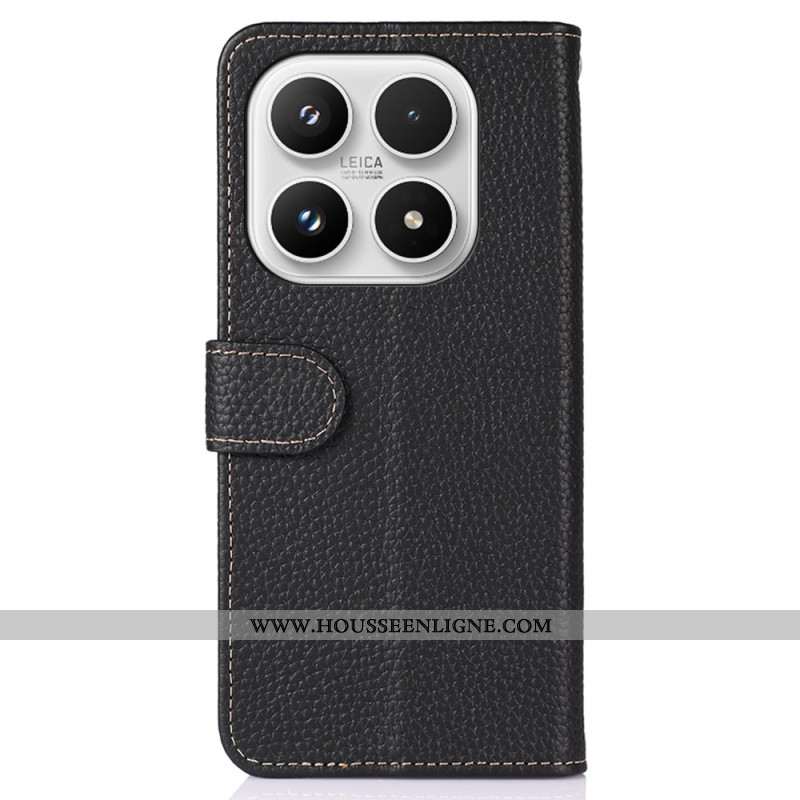 Housse Xiaomi 17 Cuir Véritable KHAZNEH