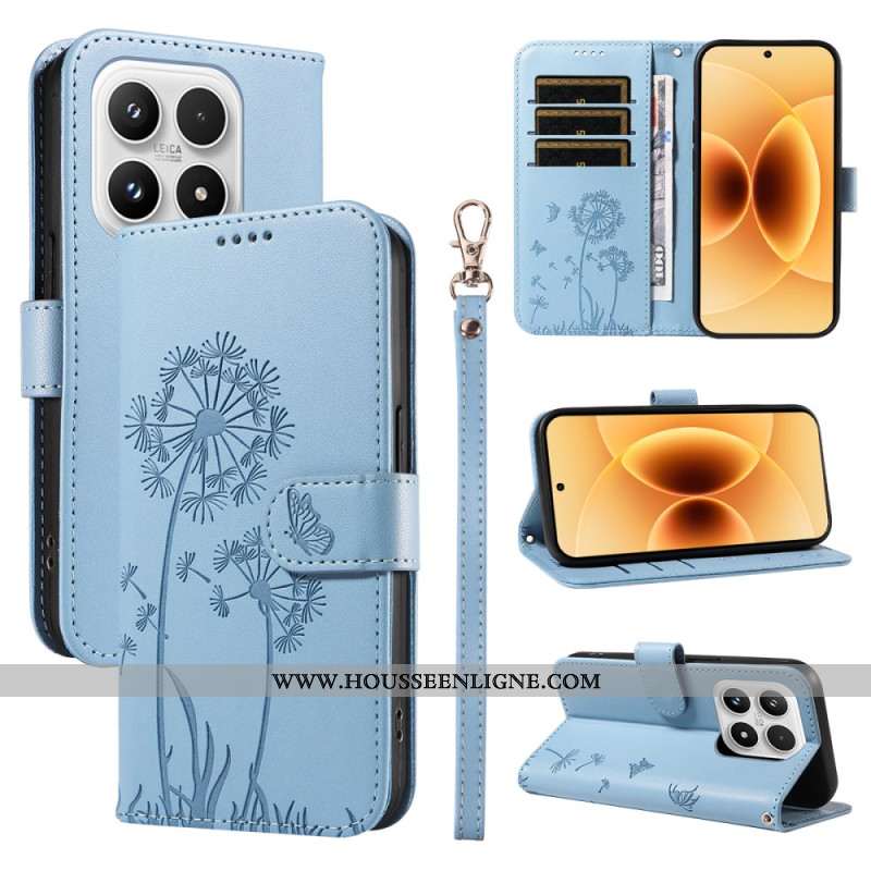 Housse Xiaomi 17 Design Piissenlit à Lanière