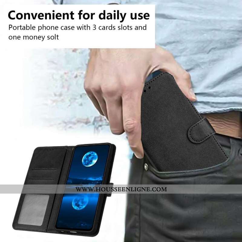 Housse Xiaomi 17 Effet Cuir à Lanière