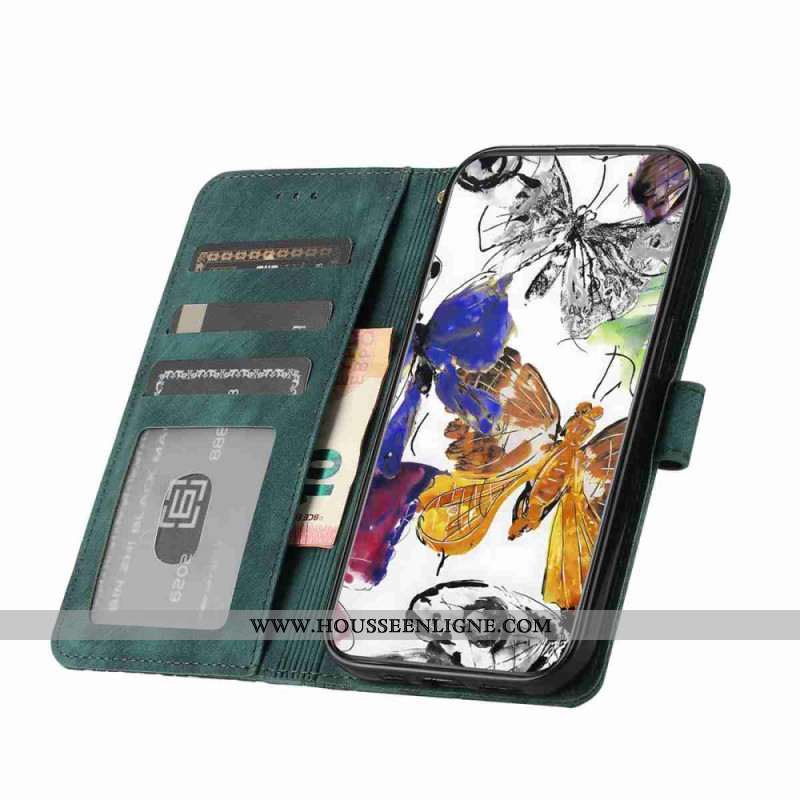 Housse Xiaomi 17 Effet Daim Papillons