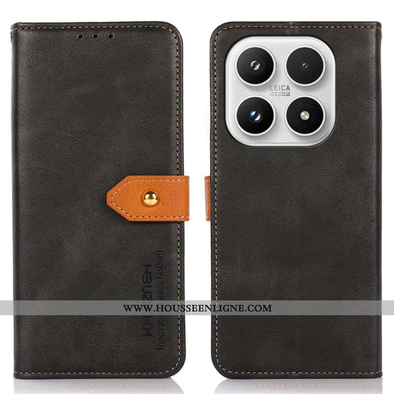 Housse Xiaomi 17 Fermoir Doré KHAZNEH