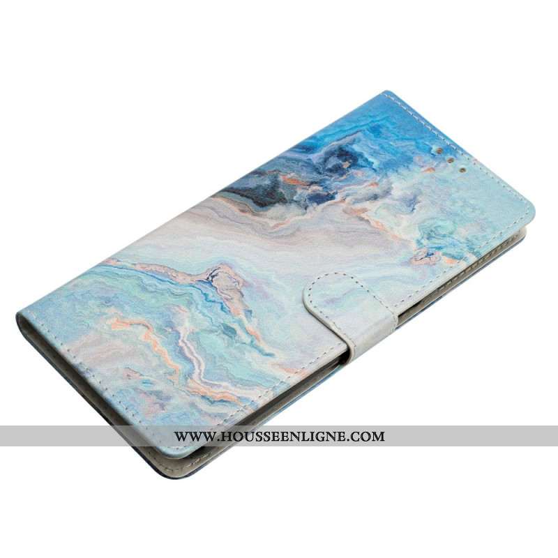 Housse Xiaomi 17 Marbre Bleu