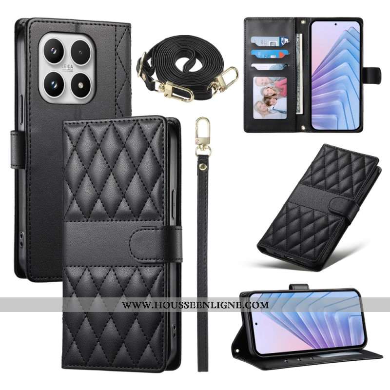 Housse Xiaomi 17 Matelassée avec Sangles