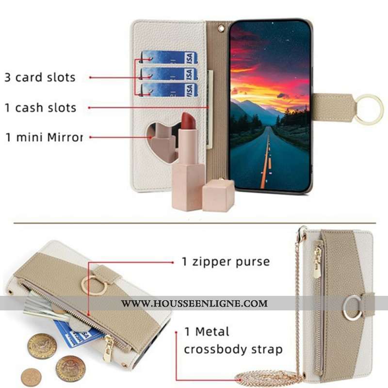 Housse Xiaomi 17 Miroir et Chaîne