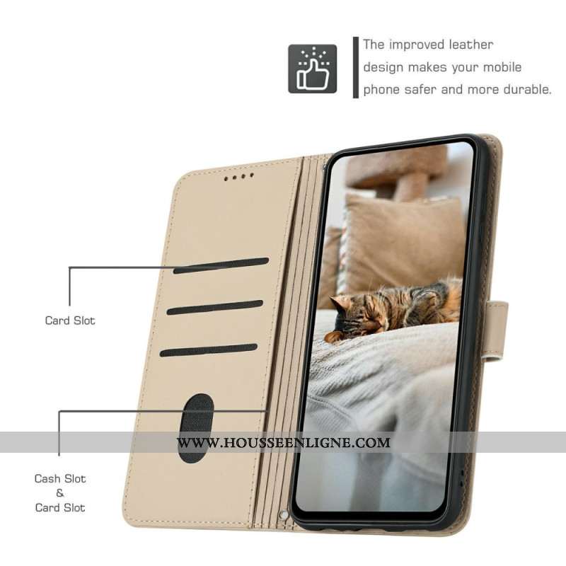 Housse Xiaomi 17 Motif Chats et Lanière