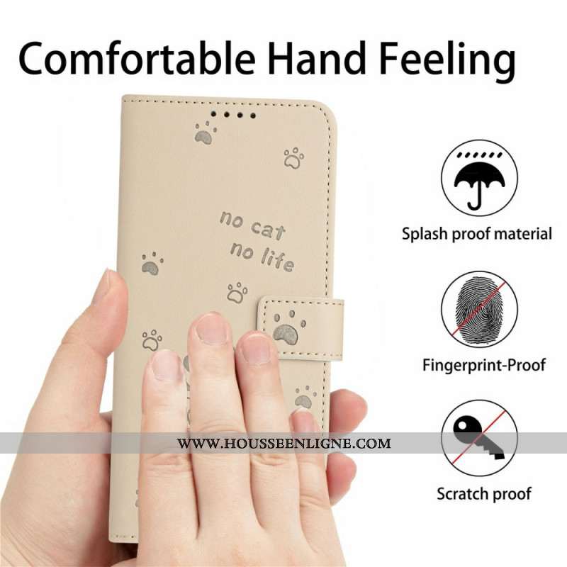 Housse Xiaomi 17 Motif Chats et Lanière