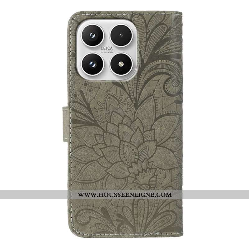 Housse Xiaomi 17 Motif Floral Dentelle