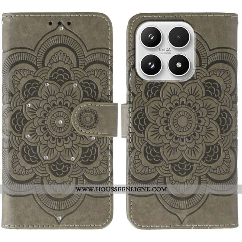Housse Xiaomi 17 Motif Mandala et Strass