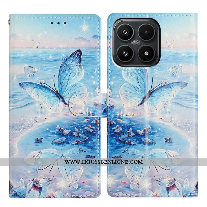 Housse Xiaomi 17 Papillon Océanique