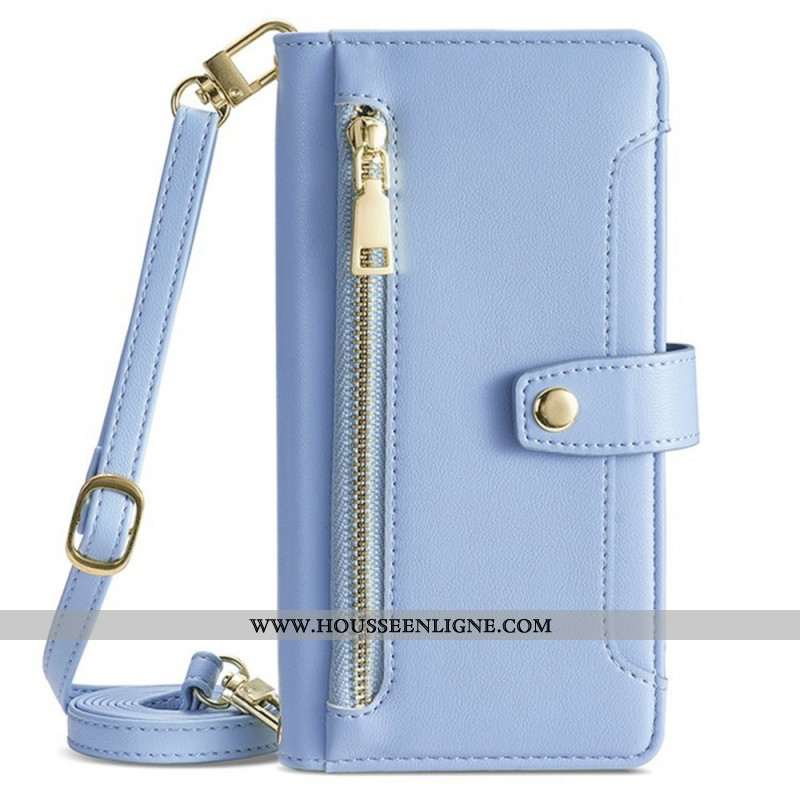 Housse Xiaomi 17 Poche Zippée et 2 Sangles