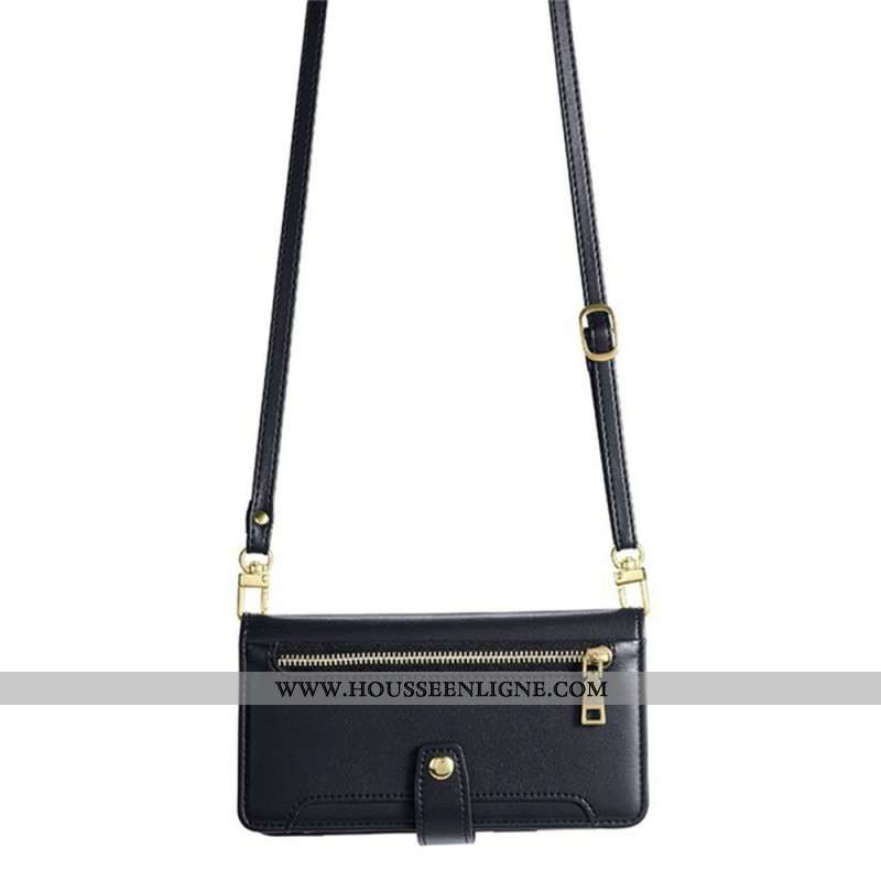 Housse Xiaomi 17 Poche Zippée et 2 Sangles