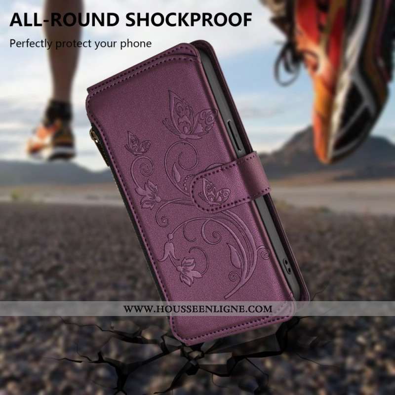 Housse Xiaomi 17 Portefeuille Floral