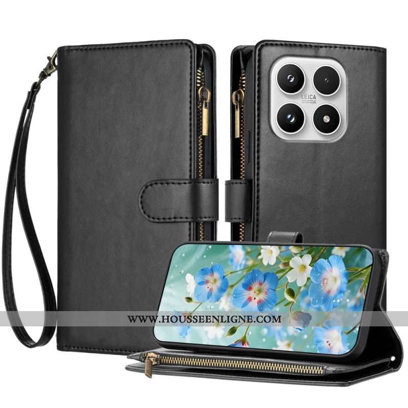 Housse Xiaomi 17 Portefeuille avec Lanière