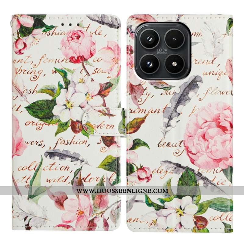 Housse Xiaomi 17 Poème Floral