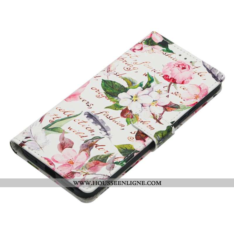 Housse Xiaomi 17 Poème Floral