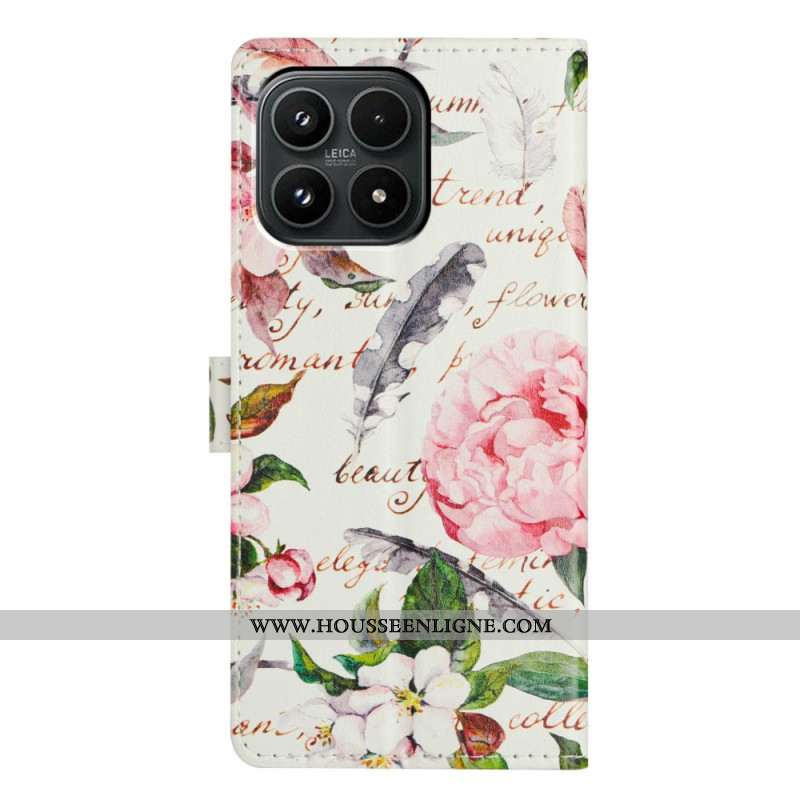 Housse Xiaomi 17 Poème Floral